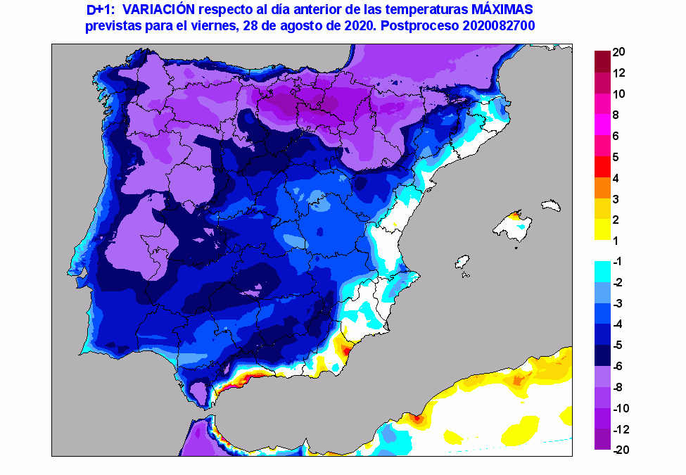 Llega un otoño de tres días a España