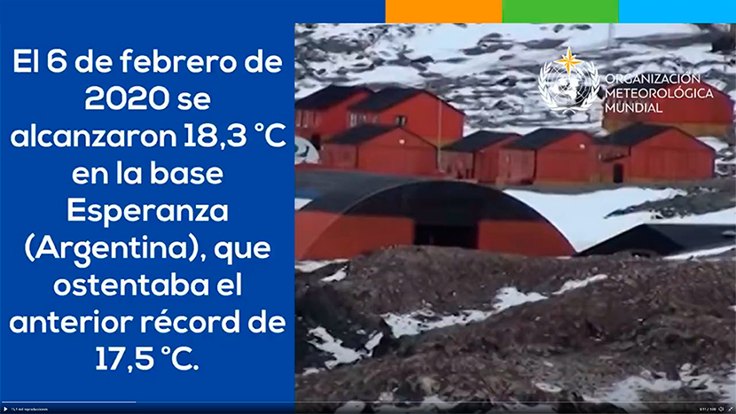 Récord de temperatura máxima en la Antártida y en más lugares fríos